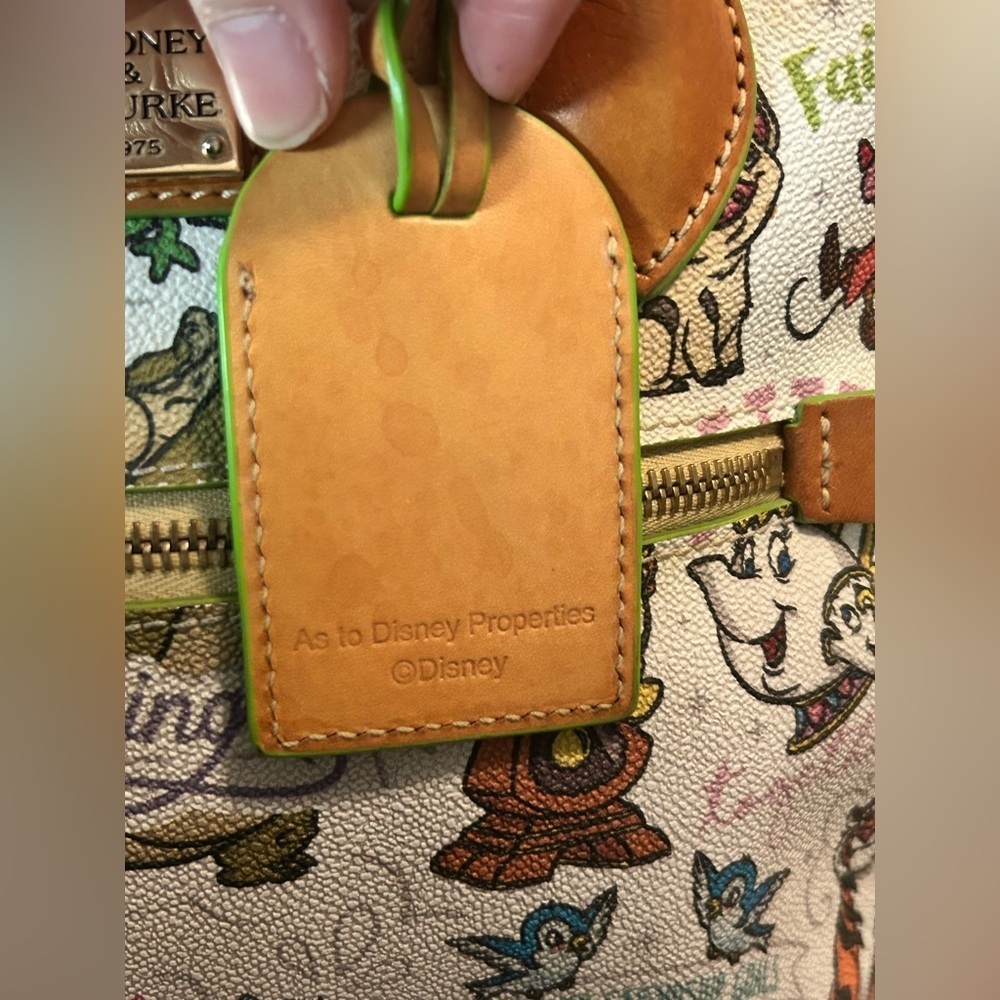 Disney x Dooney & Bourke Character Print Satchel | Leather Trim | Rare Print - Picture 15 of 16